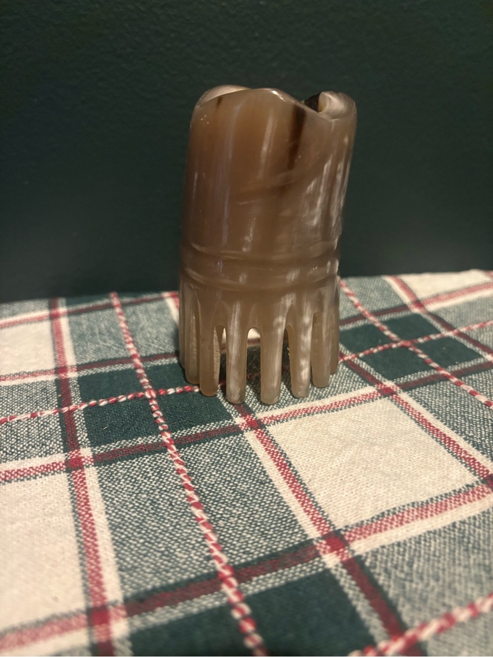 Natural Buffalo Horn Massage Comb